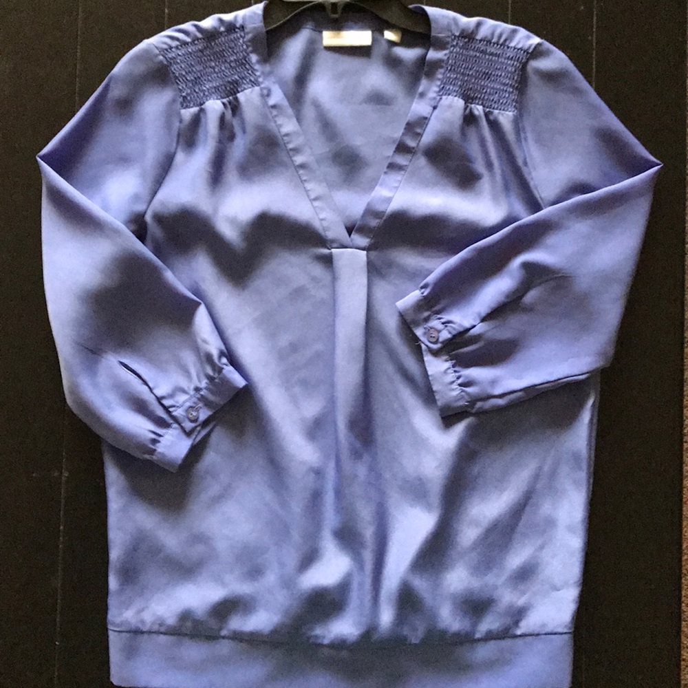 New York and company - 3/4 sleeve lavender blouse